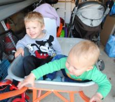 Mes loulous pr&ecirc;ts pour le jardinage