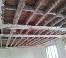 Plafond du rdc côté salon