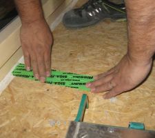 Ajout de scotchs d'étanchéité