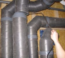 Recherche de fuites à l'anémomètre