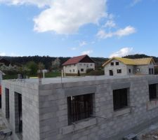 Dalle de l'étage coulée