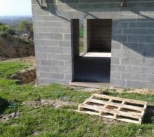 Bas porte fenêtre terminé