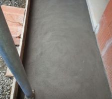 Seuil de porte refait