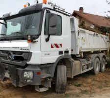 Camion de chargement.