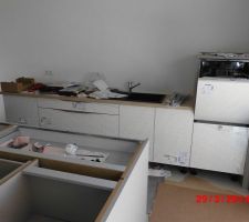 Cuisine en cours de montage