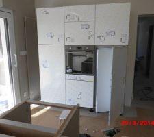 Cuisine en cours de montage