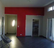 Vue g&eacute;n&eacute;rale de la pi&egrave;ce &agrave; vivre, il n'y a plus qu'&agrave; meubler !