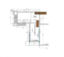 Plan rdc aménageable dans le futur, garage et sa mezzanine.