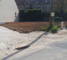 Nettoyage terrain partie avant