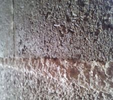 Infiltration d'eau dans le garage