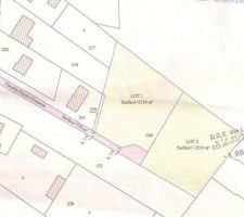 Notre futur terrain : 2300m2 en seconde zone