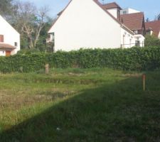 Piquetage du terrain