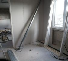 Cloisons bureau étage