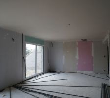 Plafond platre salon