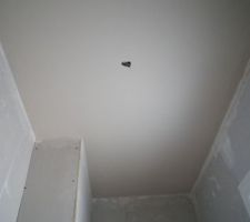 Plafond platre WC RDC