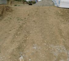 Chemin d'accès pour le garage