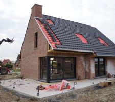 Pose de la couverture