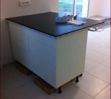 Ilot de la cuisine