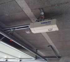 Motorisation de la porte du garage