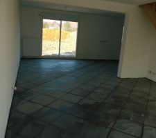 Carrelage du séjour et du salon