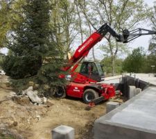 Livraison et mise en place des murs