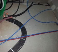 Cellier. Tableau électrique.