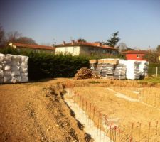 Enfin le soleil !!!  Stockage des blocs