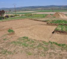 Plateformes terminées après 24 h de travaux