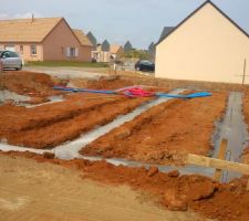 Début des fondations