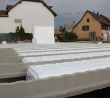 Préparation dalle hourdis polystyrène et béton