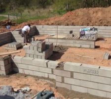 Elevation du vide-sanitaire de 0,80.