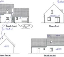 Voici les plans extérieur de la maison, c'est à cela qu'elle ressemblera :)