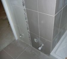 Joins de la faïence de la salle de bain