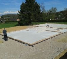 Pose des lisses basses