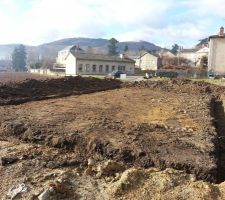 D&eacute;but du terrassement