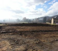 D&eacute;but du terrassement