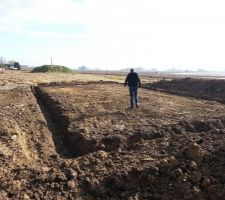 D&eacute;but du terrassement