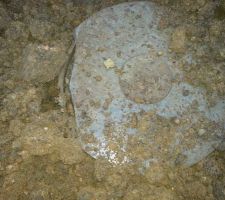 Cuve d'&eacute;vacuation des eaux de pluie