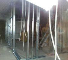 Montage des cloisons