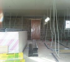 Montage des cloisons