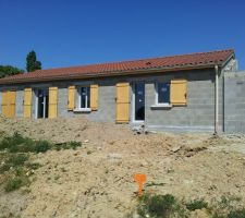 La facade avec les volets