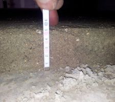 &eacute;paisseur chape