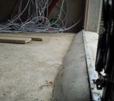 Seuil porte de garage