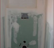 Coffrage wc du bas