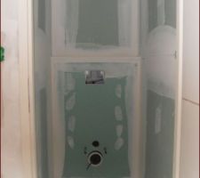 Coffrage wc du haut
