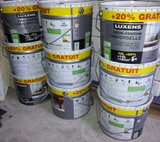 9 pots de sous couche