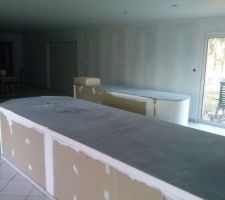 Les plan de travail de la cuisine