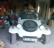 Mon buggy a pris sa place dans le garage
