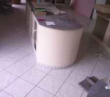 L'arrondi de mon plan de travail