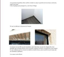 Compte rendu d'expertise infiltration d'eau